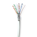 Network Cable Roll | CAT6 | Solid | S/FTP | Bare Copper | 305.0 m | Indoor | Round | LSZH | Grey | Gift Box