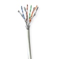Network Cable Roll | CAT7 | Solid | S/FTP | Copper | 100.0 m | Indoor | Round | LSZH | Grey | Gift Box