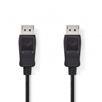 DisplayPort Cable | DisplayPort Male | DisplayPort Male | 4K@60Hz | Nickel Plated | 3.00 m | Round | PVC | Black | Box