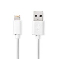 Lightning Cable | USB 2.0 | Apple Lightning 8-Pin | USB-A Male | 480 Mbps | Nickel Plated | 2.00 m | Round | PVC | White | Box
