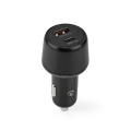 Car Charger | 65 W | 2.0 / 3.0 / 3.25 A | Number of outputs: 2 | Port type: USB-A / USB-C™ | Automatic Voltage Selection
