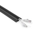 Cable Management | Duct | 1 pcs | Maximum cable thickness: 16 mm | PVC | Black