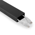Cable Management | Duct | 1 pcs | Maximum cable thickness: 25 mm | Aluminium | Black