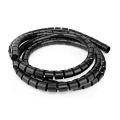 Cable Management | Spiral Sleeve | 1 pcs | Maximum cable thickness: 22 mm | PE | Black