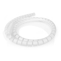 Cable Management | Spiral Sleeve | 1 pcs | Maximum cable thickness: 32 mm | PE | White