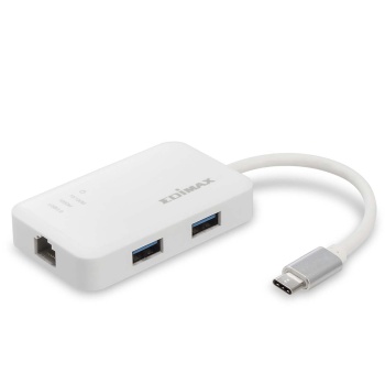 USB-C to 3-Port USB 3.0 Gigabit Ethernet Hub