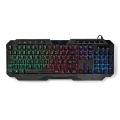 Wired Gaming Keyboard | USB Type-A | Membrane Keys | LED | QWERTZ | DE Layout | USB Powered | Power cable length: 1.30 m | Multimedia