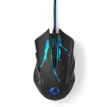 Gaming Mouse | Wired | 1200 / 1800 / 2400 / 3600 dpi | Adjustable DPI | Number of buttons: 6 | Programmable buttons | Right-Handed | 1.50 m | LED