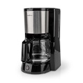 Coffee Maker | Filter Coffee | 1.5 l | 12 Cups | Keep warm feature | Black / Silver