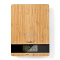 Kitchen Scales | Digital | Plastic / Wood | Brown, Nedis