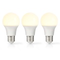 LED Bulb E27 | A60 | 4.9 W | 470 lm | 2700 K | Warm White | Retro Style | Frosted | 3 pcs