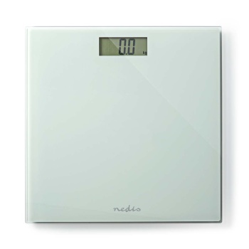 Personal Scale | Digital | White | Tempered Glass | Maximum Weighing Capacity: 150 Kg