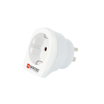 Travel Adapter Europe-to-usa Earthed