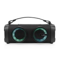 Bluetooth® Party Boombox | 5 hrs | 2.0 | 24 W | Media playback: AUX / USB | Linkable | Carrying handle | Party lights | Black