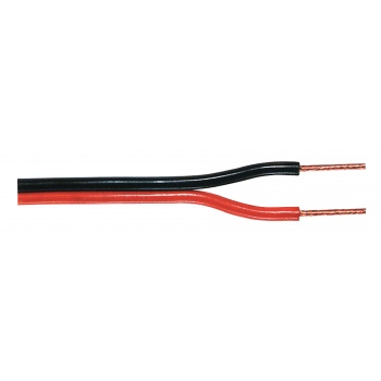 Speaker Cable on Reel 2x 0.35 mm² 100 m Black/Red