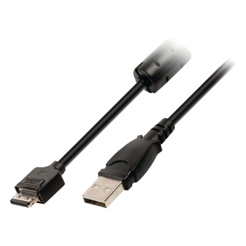 USB 2.0 Cable USB-A Male - Canon 12-Pin Male 2.00 m Black