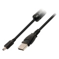 USB 2.0 Cable USB-A Male - Minolta 8-Pin Male 2.00 m Black