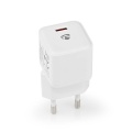 Wall Charger | 20 W | Quick charge feature | 1.67 / 2.22 / 3.0 A | Number of outputs: 1 | USB-C™ | Automatic Voltage Selection