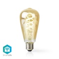 SmartLife LED Filament Bulb | Wi-Fi | E27 | 360 lm | 4.9 W | Warm to Cool White | 1800 - 6500 K | Glass | Android™ / IOS | ST64 | 1 pcs