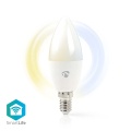 SmartLife LED Bulb | Wi-Fi | E14 | 470 lm | 4.9 W | Warm to Cool White | 2700 - 6500 K | Android™ / IOS | Candle | 1 pcs