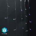 SmartLife Christmas Lights | Curtain | Wi-Fi | RGB | 180 LED's | 3 m | Android™ / IOS