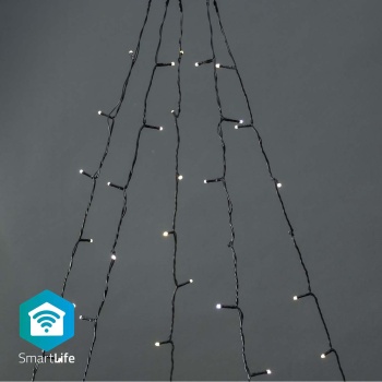 SmartLife Christmas Lights | Tree | Wi-Fi | Warm White | 200 LED's | 20.0 m | 5 x 4 m | Android™ / IOS