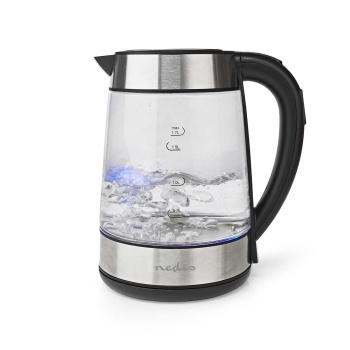 SmartLife Electric Kettle | Wi-Fi | 1.7 l | Glass | 40,60,70,80,90,100 °C | Temperature indicator | Rotatable 360 degrees | Concealed heating element | Strix® controller | Boil-dry protection | Android™ / IOS