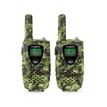 Walkie-Talkie Set | 2 Handsets | Up to 8 km | Frequency channels: 8 | PTT / VOX | up to 2.5 Hours | Headphone output | 2 Headsets | Travel case included | Green