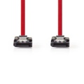 SATA Cable | 3 Gbps | SATA 7-Pin Female | SATA 7-Pin Female | Nickel Plated | 0.50 m | Flat | PVC | Red | Box