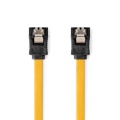 SATA Cable | 6 Gbps | SATA 7-Pin Female | SATA 7-Pin Female | Nickel Plated | 1.00 m | Flat | PVC | Yellow | Box