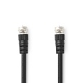 Satellite & Antenna Cable | F Male | F Male | Nickel Plated | 75 Ohm | Double Shielded | 1.50 m | Round | PVC | Black | Label