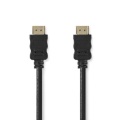 High Speed HDMI™ Cable with Ethernet | HDMI™ Connector | HDMI™ Connector | 4K@30Hz | ARC | 10.2 Gbps | 1.50 m | Round | PVC | Black | Label