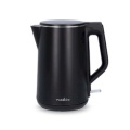 Electric Kettle | 1.5 l | Plastic | Black | Rotatable 360 degrees | Concealed heating element | Strix® controller | Boil-dry protection