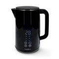 Electric Kettle | 1.7 l | Plastic | Black | 50,60,70,80,90,100 °C | Temperature indicator | Rotatable 360 degrees | Concealed heating element | Strix® controller | Boil-dry protection