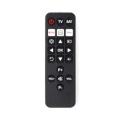 Universal Remote Control | Preprogrammed | 2 Devices | Disney + Button / Netflix Button | Infrared | Black