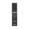 Replacement Remote Control | Suitable for: Philips | Preprogrammed | 1 Device | Amazon Prime / Netflix Button / Rakuten TV Button / Smart Hub Button | Infrared | Black