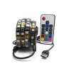 RGB TV/PC 30-LED set 1m USB RF pult