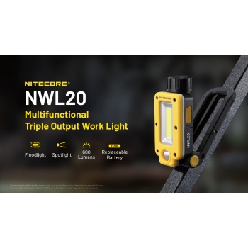 Nitecore NWL20 multifunctional work light 600lm