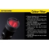 Nitecore NFR23 22.5mm punane filter taskulambile