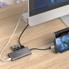 ORICO aluminum Type-C to HDMI / Type-C Charging / USB3.0 x3 Docking Station (CLH-W2)