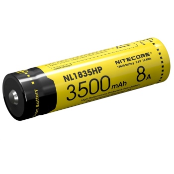 Nitecore NL1835HP 3500mAh 18650 Li-ion battery 8A 3.6V