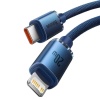 Baseus Crystal cable USB-C to Lightning, 20W, 1.2m (sinine)