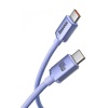 Baseus Crystal Shine cable USB-C to USB-C, 100W, 1.2m (lilla)