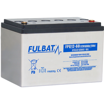 Fulbat FPG12-60 12V 60Ah GEL Cyclic Battery