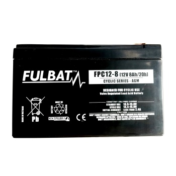 Fulbat 12V 8Ah Deep Cycle cвинцово-кислотный аккумулятор