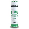SAFT LS14500 AA 3,6V Li-SOCl2 patarei