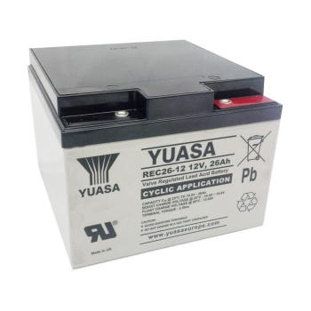 Yuasa REC26-12 12V 26Ah Cyclic VRLA lead-acid battery
