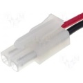 7.2/9.6V battery power socket with 14cm cable 23236-GBY