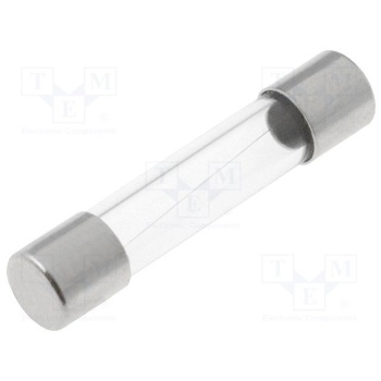 Fuse: fuse; quick blow; 250mA; 250VAC; cylindrical,glass; 6,3x32mm