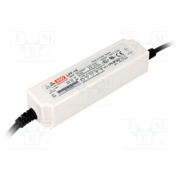 Power supply: switched-mode; LED; 16.2W; 30VDC; 0.54A; 90÷305VAC